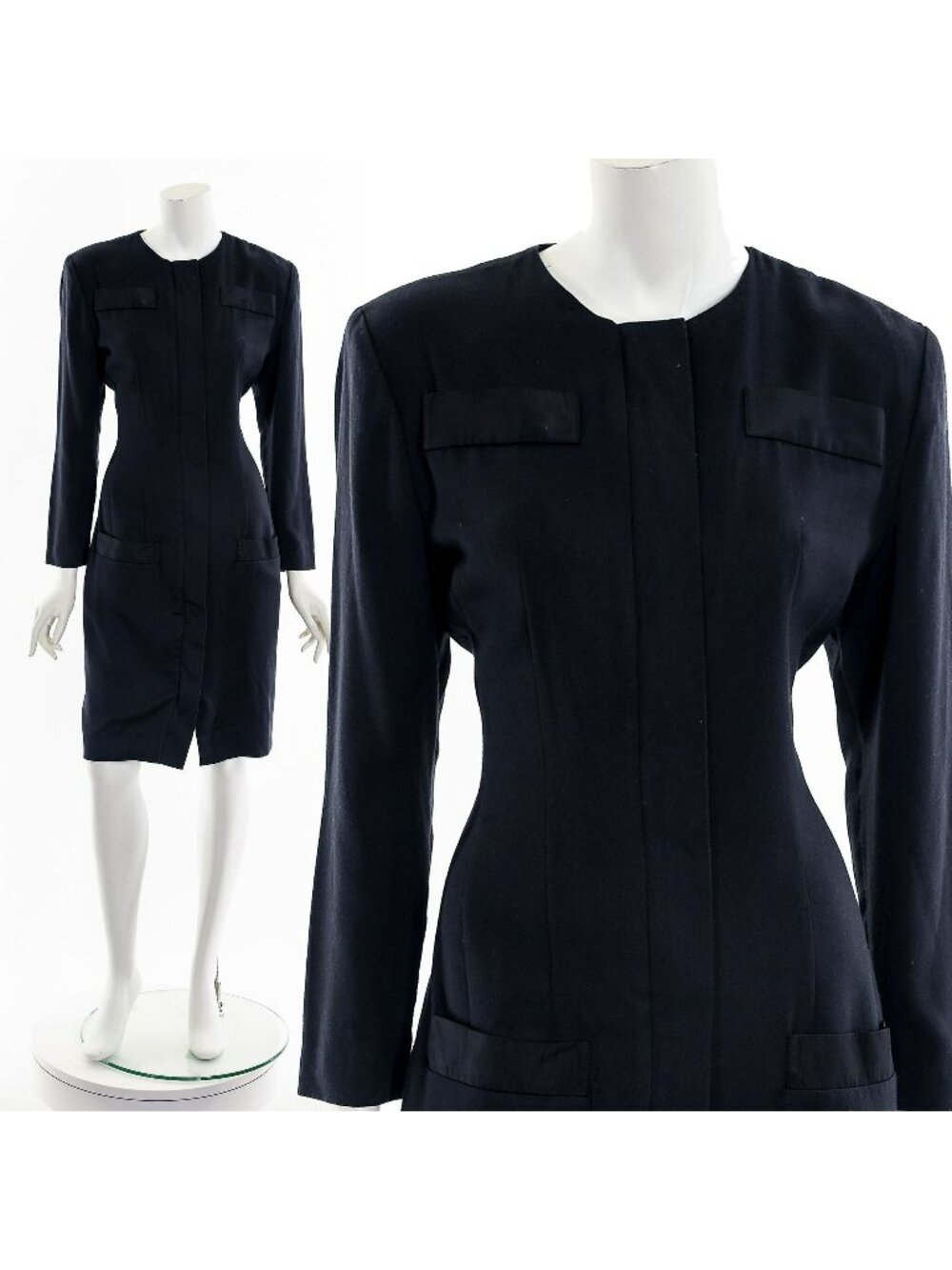 Krizia Blazer Coat Dress Tailored Dress